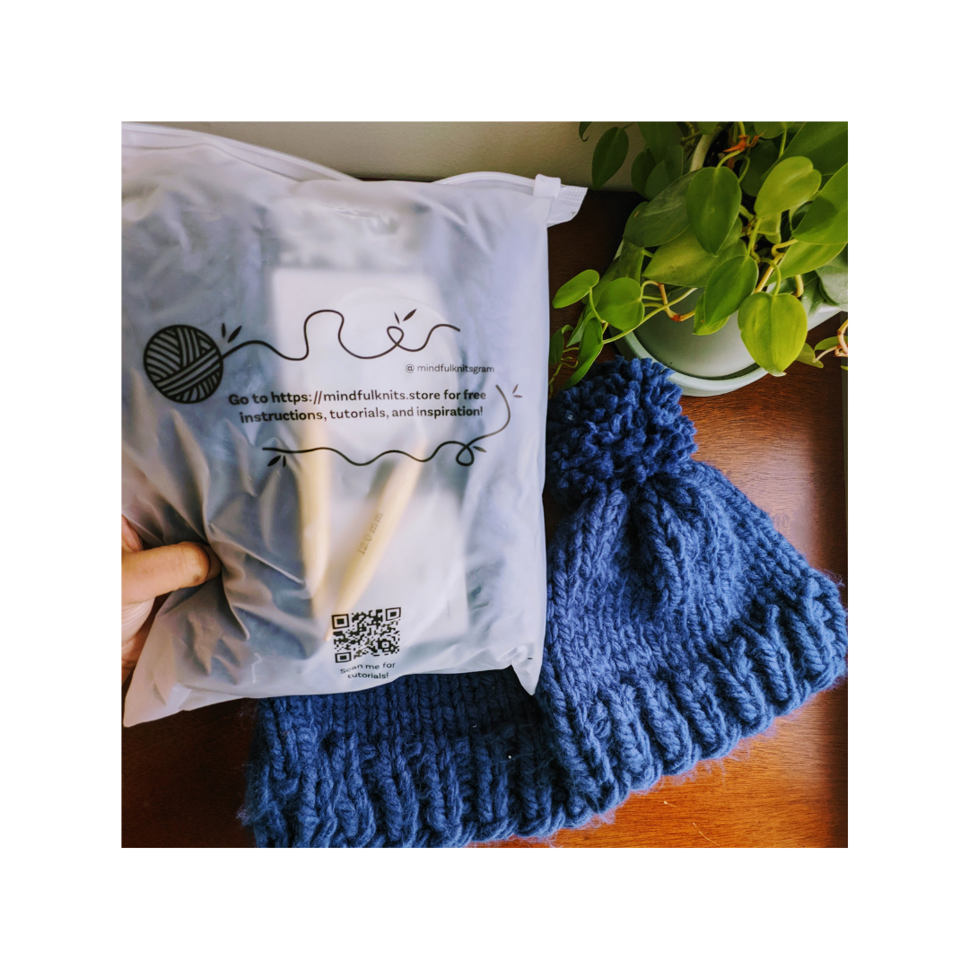 Learn to Knit Kit - Knit a Chunky Beanie