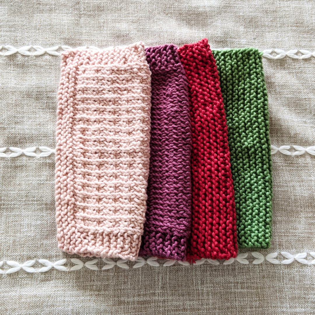 Beginner Knitting Kit - Knit Simple, Practical Washcloths