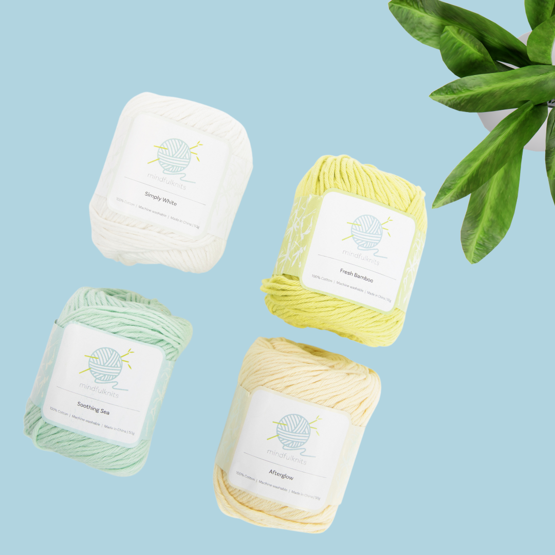 4-pack 100% Cotton Yarn Bundle