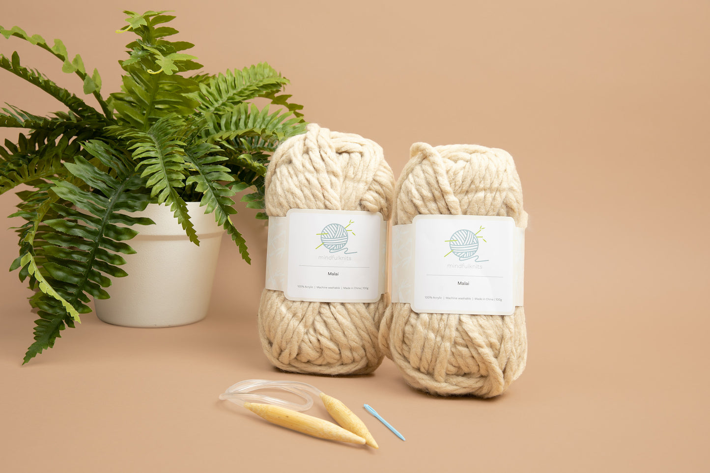 Learn to Knit Kit - Knit a Chunky Beanie