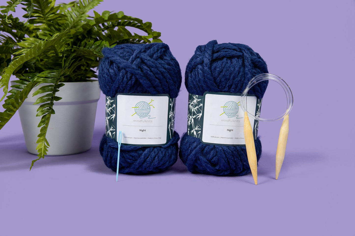 Learn to Knit Kit - Knit a Chunky Beanie