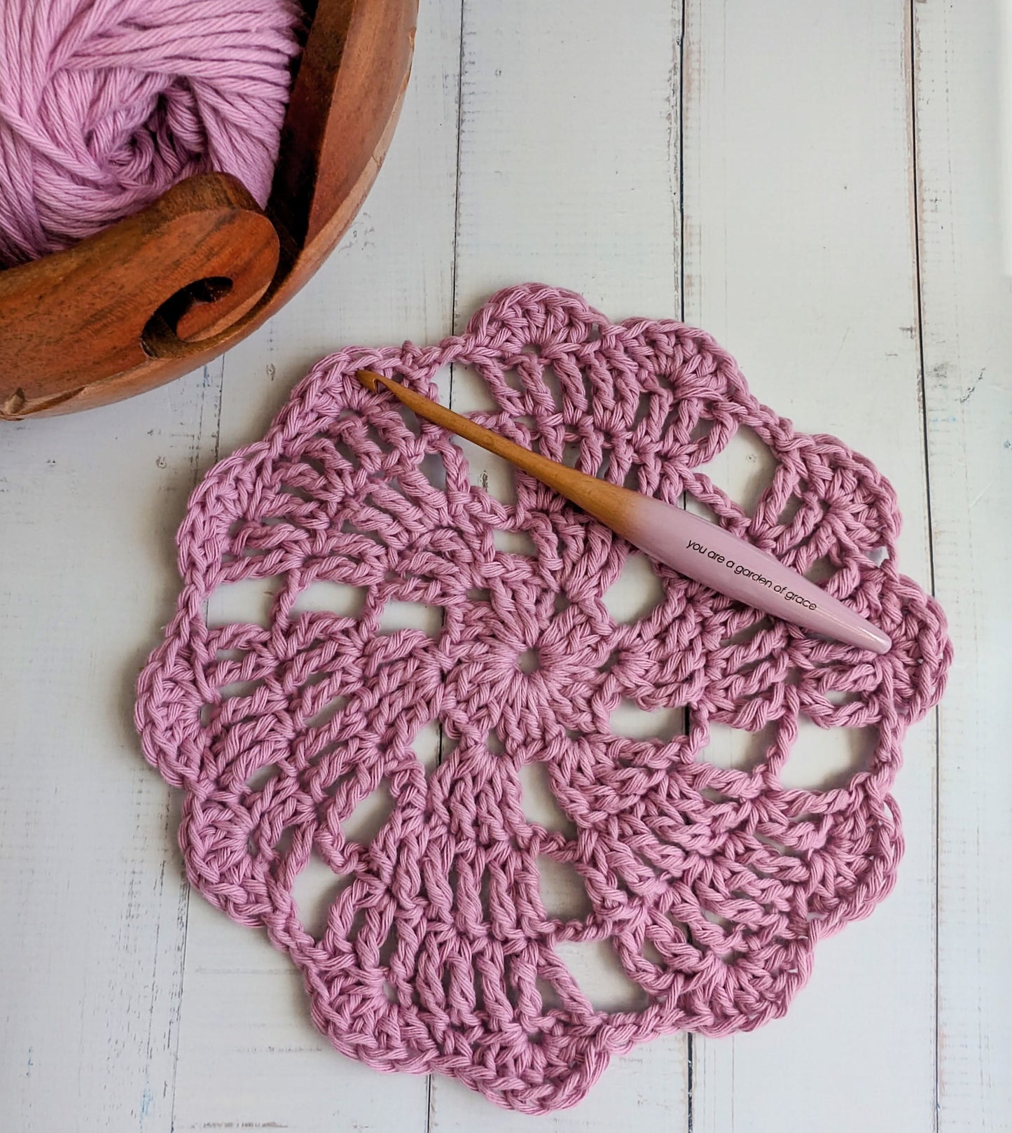 Limited Edition Mother's Day Hello Doily Beginner Crochet Kit